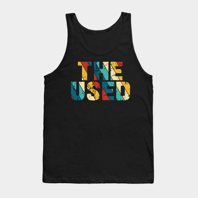 Retro Color - The Used Tank Top by Arestration